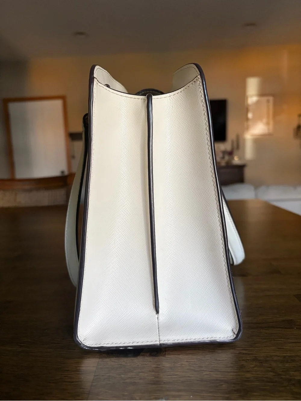 Ivory White Kate Spade Perry Purse W/ Detachable Strap - MSRP $399